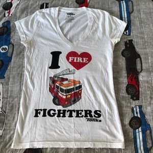 I Love Fire Fighters T-Shirt